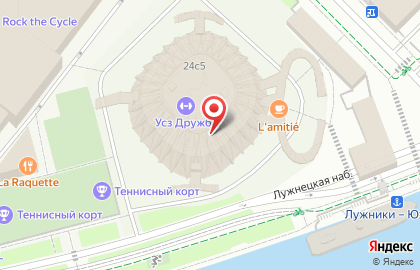 Лужники, ДЮСШ по теннису на карте