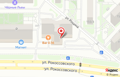 Ломбард Жёлудь на улице Рокоссовского на карте