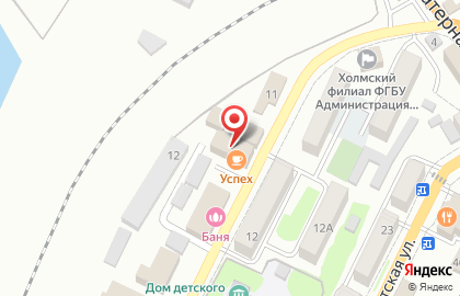 Холмская типография на Портовой улице на карте
