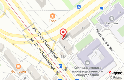 Ивушка на улице 22 Партсъезда на карте