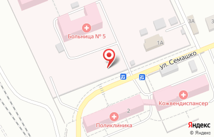 Детская поликлиника, Кировская городская больница №5 на карте