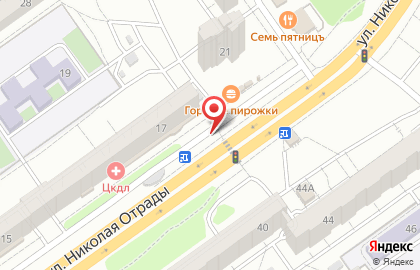 Сластена в Тракторозаводском районе на карте