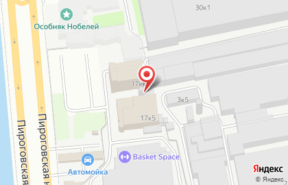 Принт-сервис на Пироговской набережной на карте