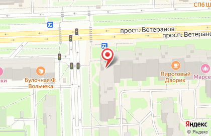 Автомат по продаже питьевой воды Живая вода на проспекте Ветеранов на карте