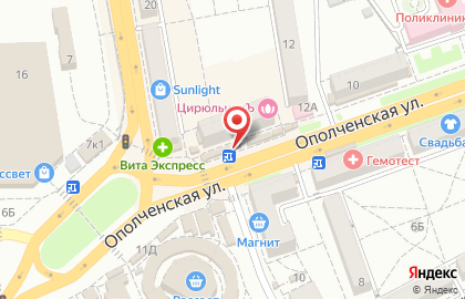 Сеть салонов продаж МТС в Тракторозаводском районе на карте