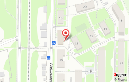 Парикмахерская на Мостоотряде, 15а на карте