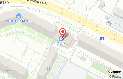 Пани на Северной улице на карте