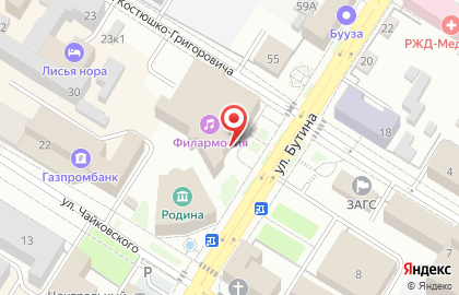 Международная сеть хореографических школ Русский балет на улице Бутина на карте