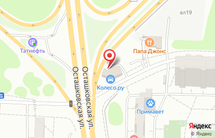 Автомагазин Колесо на Северодвинской улице на карте