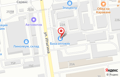 Магазин крепежа Крепеж24.рф на улице Итыгина на карте