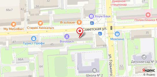 Салон оптики Visio на Советской улице на карте