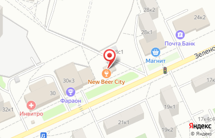 Бар New Beer City на Зеленодольской улице на карте