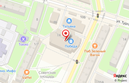 Зоомагазин Четыре Лапы на Московском проспекте на карте