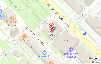 Служба проката автомобилей МАРКавто в Центральном районе на карте