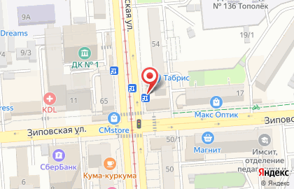 Сервисный центр Pedant на Зиповской улице на карте