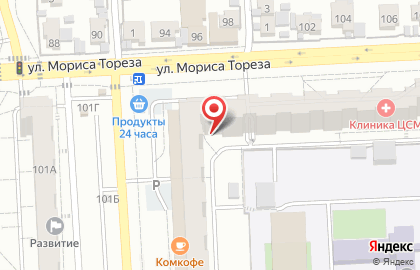 Сервисный центр RSS на улице Мориса Тореза на карте