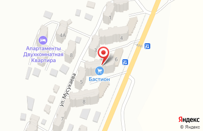 Магазин Бастион в Тырныаузе на карте