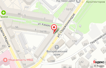 Продуктовый магазин в Воронеже на карте