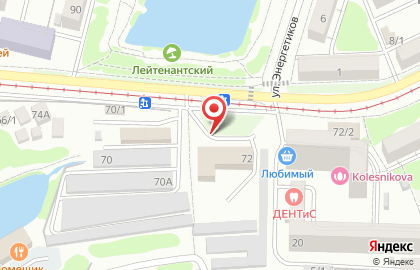 Перекрёсток в Карасунском округе на карте