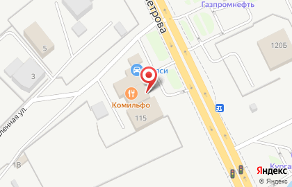 Магазин автозапчастей Autoland на улице Бурова-Петрова на карте