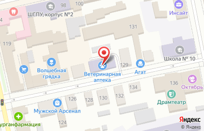 Магазин сантехники Волна на улице Ленина на карте