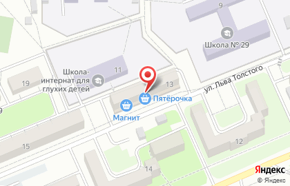 Симулятор механического тира Telephone на улице Льва Толстого на карте