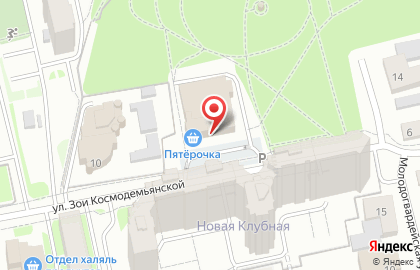 Кофейня Твой Кофе на Зои Космодемьянской на карте