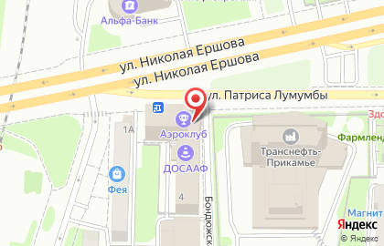 Общественная организация Общероссийский народный фронт на улице Патриса Лумумбы на карте
