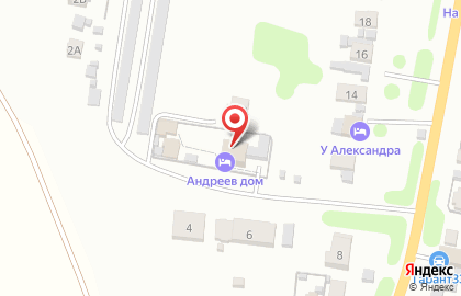 Андреев на карте