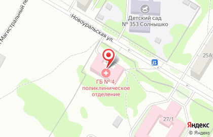 Аптека Муниципальная Новосибирская аптечная сеть на Новоуральской улице, 27/1 к 2 на карте