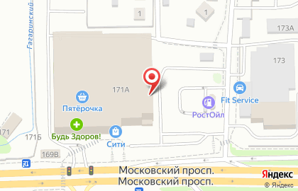 Магазин женского белья Яна на Московском проспекте на карте