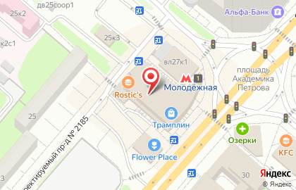 Твое на Молодёжной на карте
