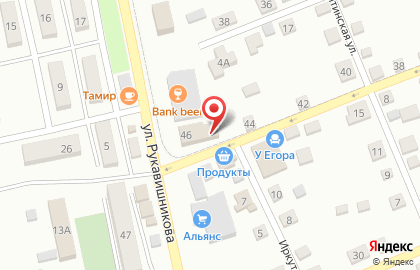 Магазин Рассвет на улице Батурина на карте