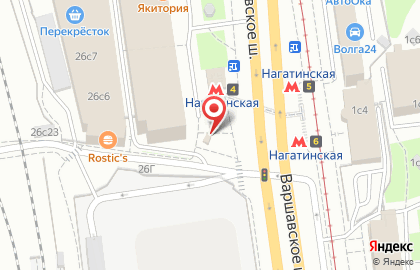 Киоск печатной продукции СмартМатрикс на Варшавском шоссе на карте