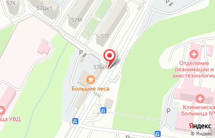 Магазин овощей и фруктов в Советском районе на карте