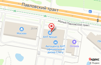 Чери Центр АНТ на Павловском на карте