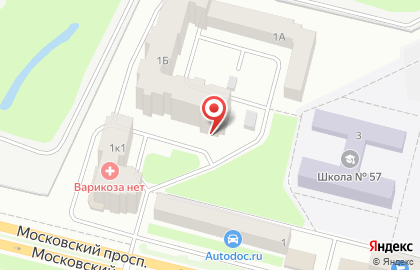 Сервисная компания компьютеров и бытовой техники на Московском проспекте на карте