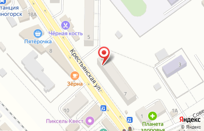 Магазин разливного пива Пивная скважина на Крестьянской улице на карте