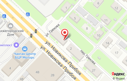 Центр отправки экспресс-почты EMS Почта России в переулке Грекова на карте