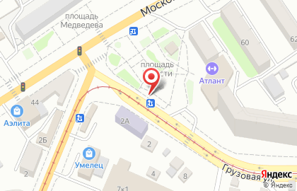Киоск по продаже печатной продукции Роспечать на Грузовой улице на карте