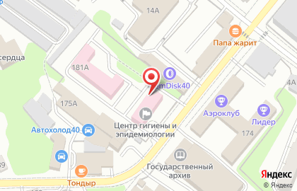 Микробиологическая лаборатория в Калуге на карте