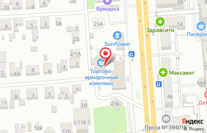 Магазин мясной продукции в Коминтерновском районе на карте