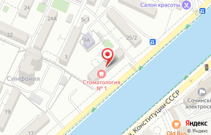 Стоматологическая поликлиника №1 на улице Чайковского на карте