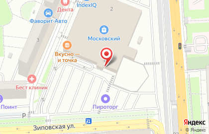 Торговый центр Московский в Краснодаре на карте