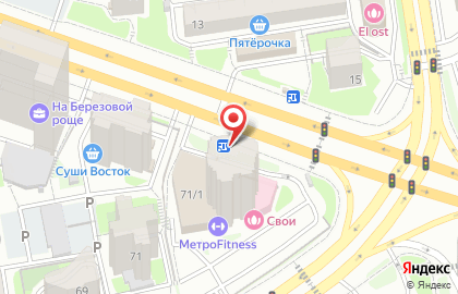 Кафе быстрого питания Burger`s в Дзержинском районе на карте