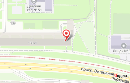 Салон-парикмахерская Роза в Красносельском районе на карте