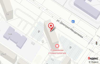 Студия цветов Wisteria Garden на улице Дмитрия Менделеева на карте