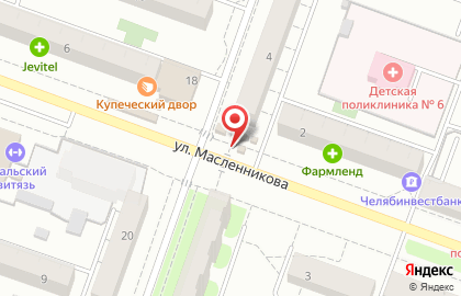 Сеть по продаже печатной продукции Роспечать на улице Масленникова на карте