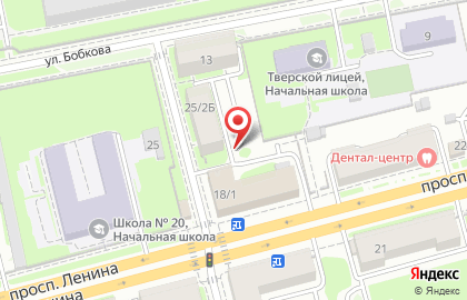 Артель на проспекте Ленина на карте