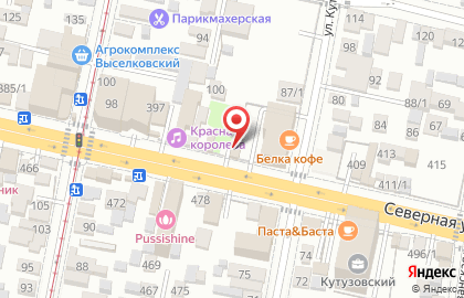 Веста-Юг в Карасунском округе на карте